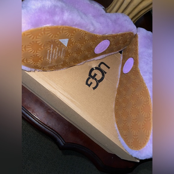 UGG Purple Oh Yeah Fur Slides size 8 - Picture 5 of 6